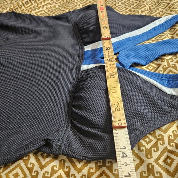 NWT Tommy Bahama Island Cays Dress SZ Small Color Block Black Halter Resortwear - Picture 10 of 15